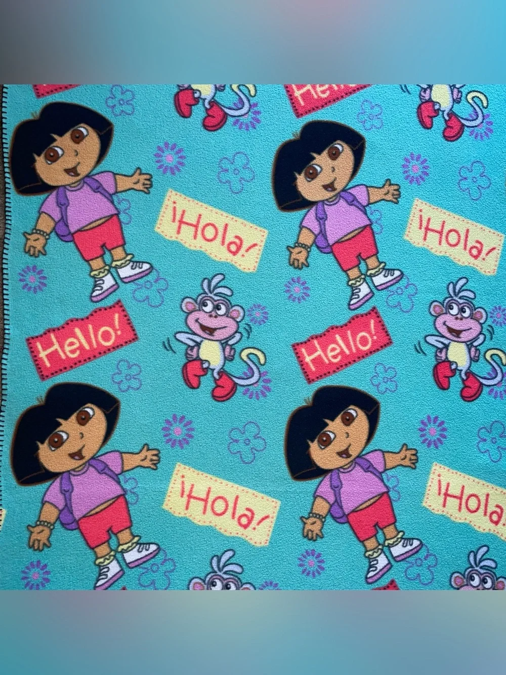 Lot 2 Dora the Explorer Fleece Blanket 